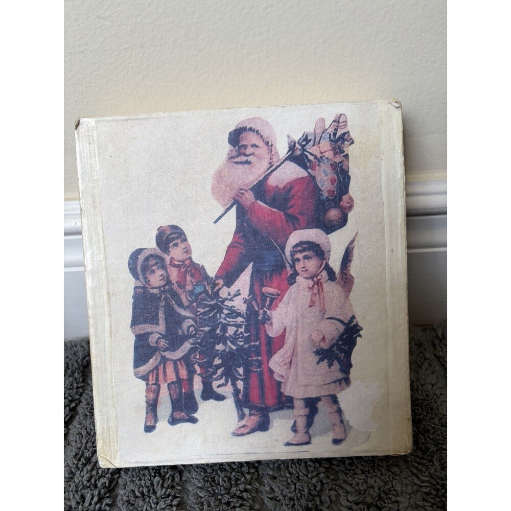 Vintage Wood Santa Claus- Hollow Wood Blocks 9pc Puzzle- Made In Philippines